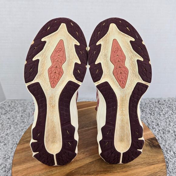 Asics Novablast 2 Smoke Rose Pure Bronze Athletic Gym Road Running Shoe Womens 9 - Picture 9 of 13